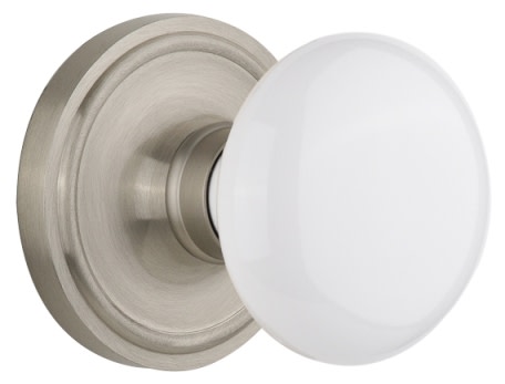 Nostalgic Warehouse CLAWHI_PRV_234_NK Vintage White Porcelain - Bild 16 von 16