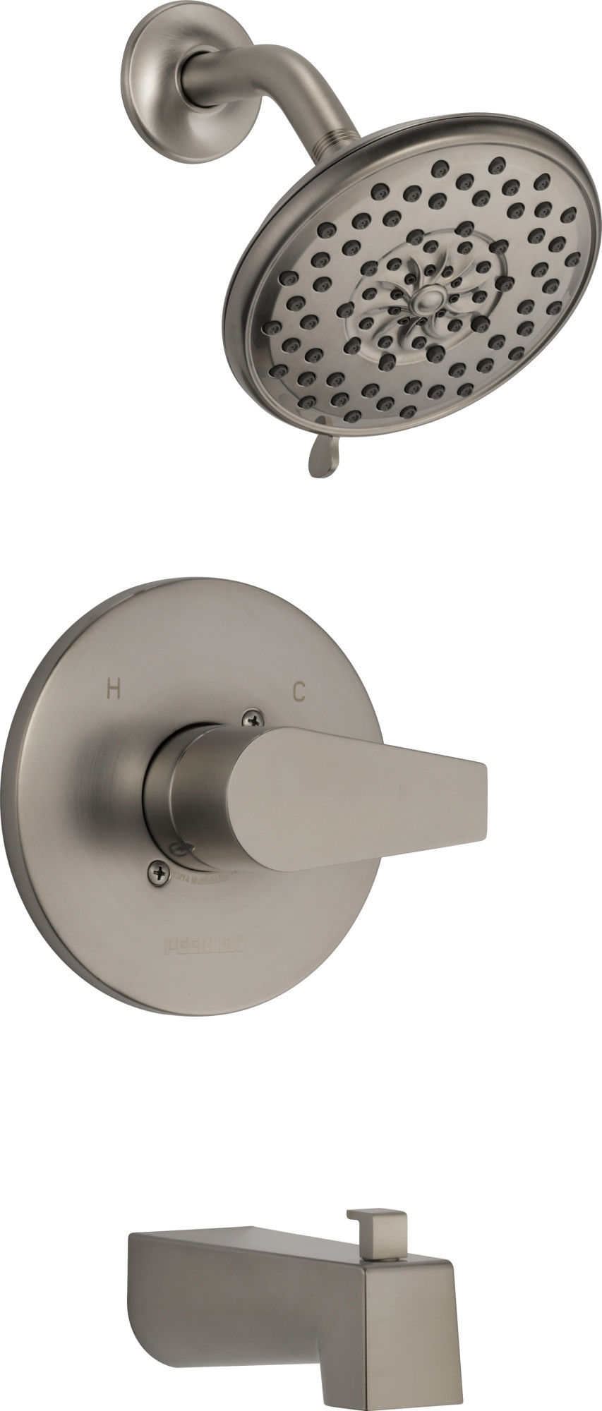 Peerless PTT14419 Xander Tub and Shower Trim Package - Nickel 