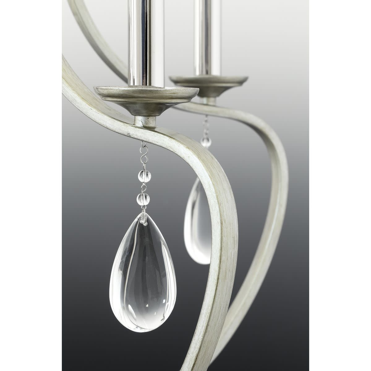 Progress Lighting P400087 Silver Anjoux 5-Light 25"W Crystal Chandelier - Picture 6 of 11
