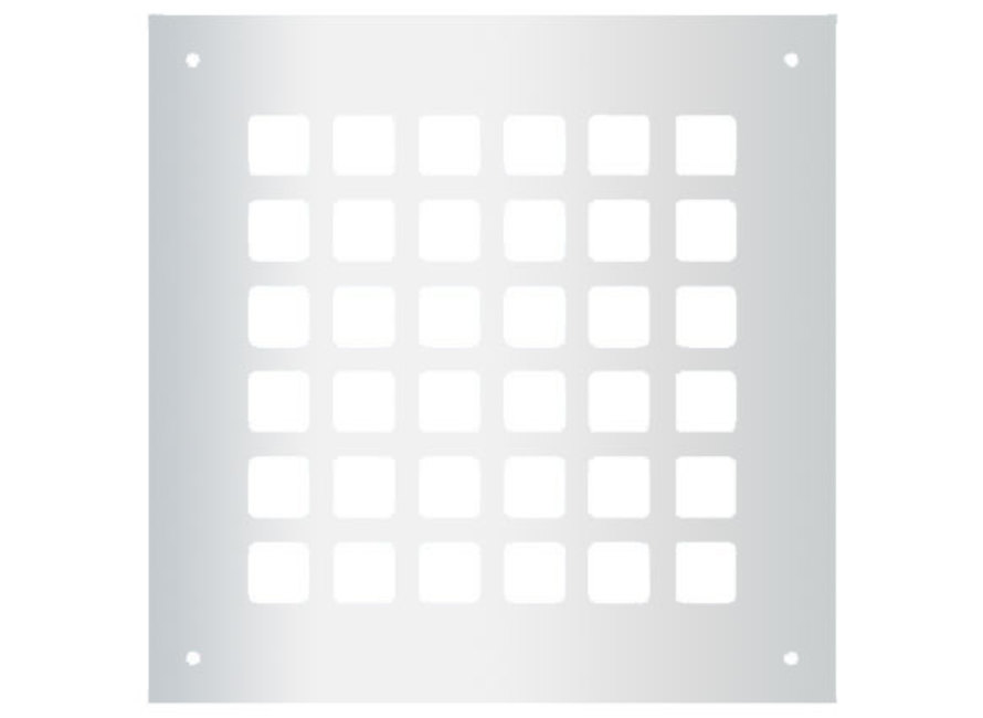 Reggio Registers G808-SH Grid Series 6" x 6" Grille - Picture 5 of 5