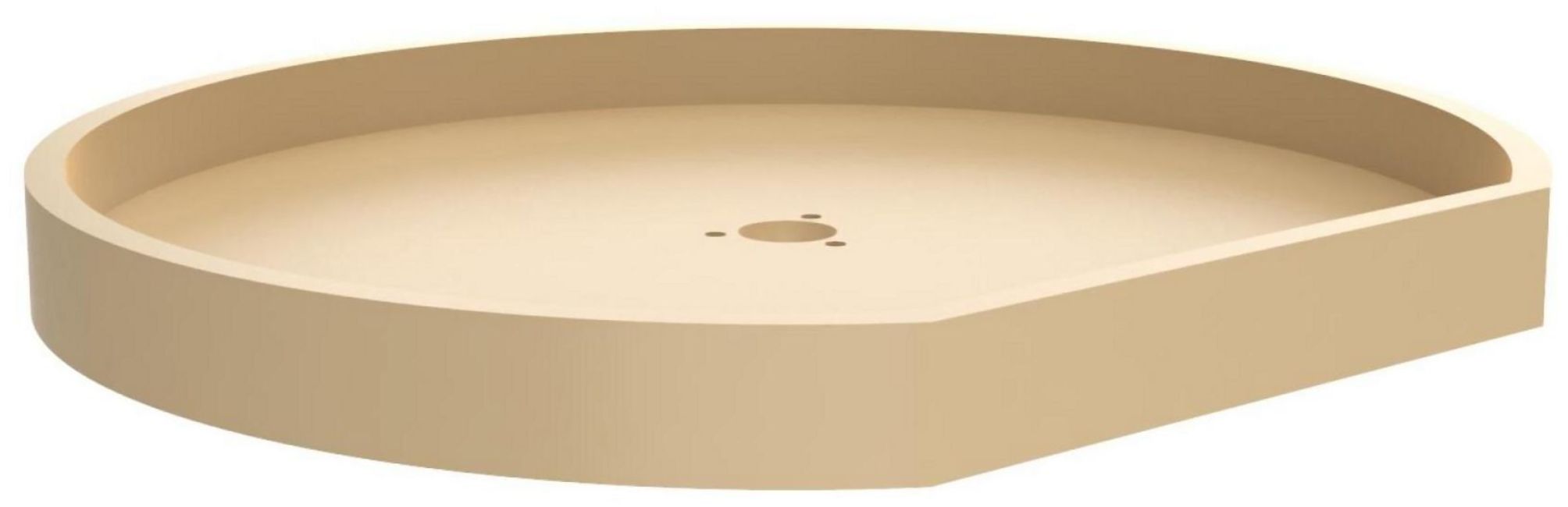 Rev-A-Shelf 6271-22-52 Classic 1 Shelf 22" D Shaped Lazy Susan - Picture 4 of 4