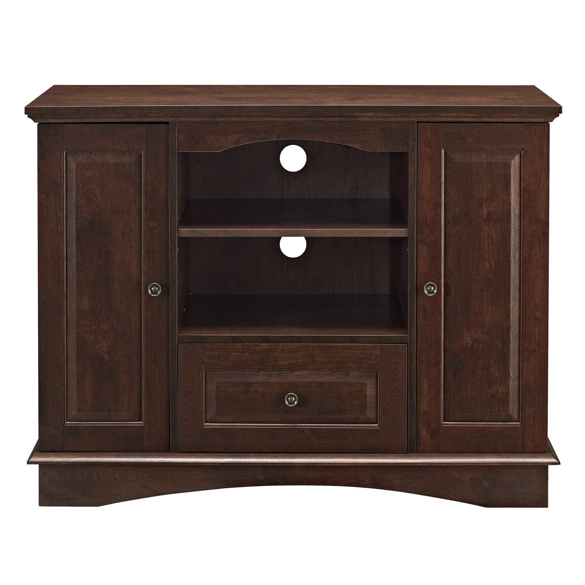 Roseto WEIF38253 Highboy 42"W Traditional Style TV Stand Media