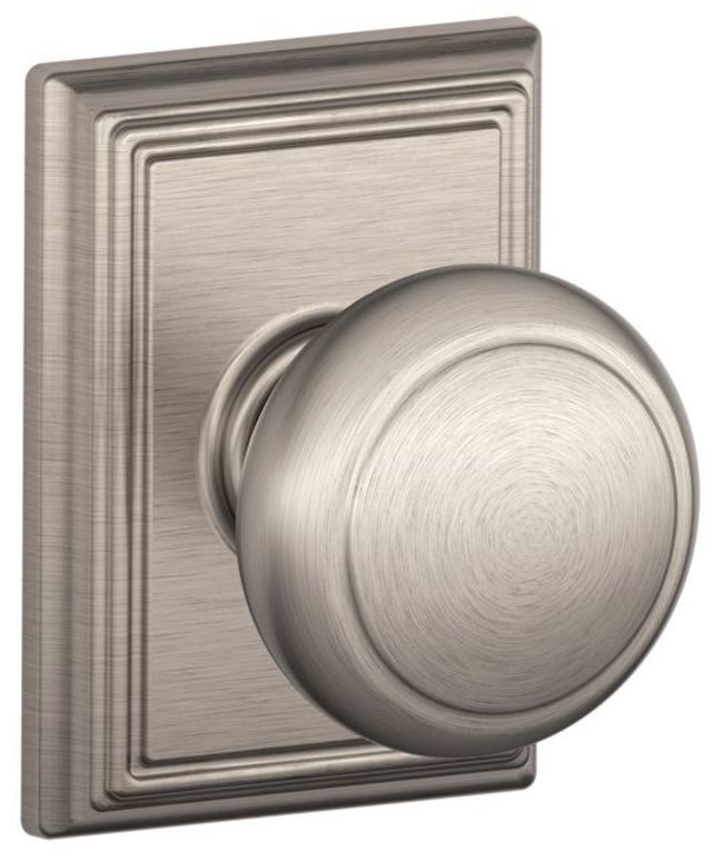 Schlage F10and716add Addison Collection Andover Passage Knob Aged