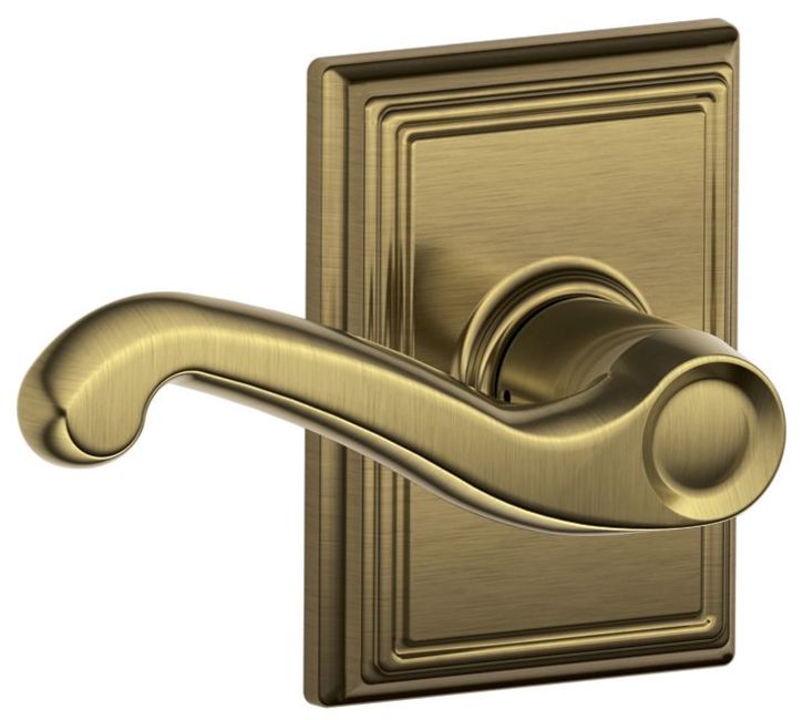 Schlage F10-FLA-ADD Flair Passage Door Lever Set - Bild 9 von 11