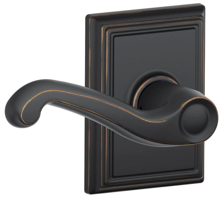 Schlage F10-FLA-ADD Flair Passage Door Lever Set - Bild 8 von 11