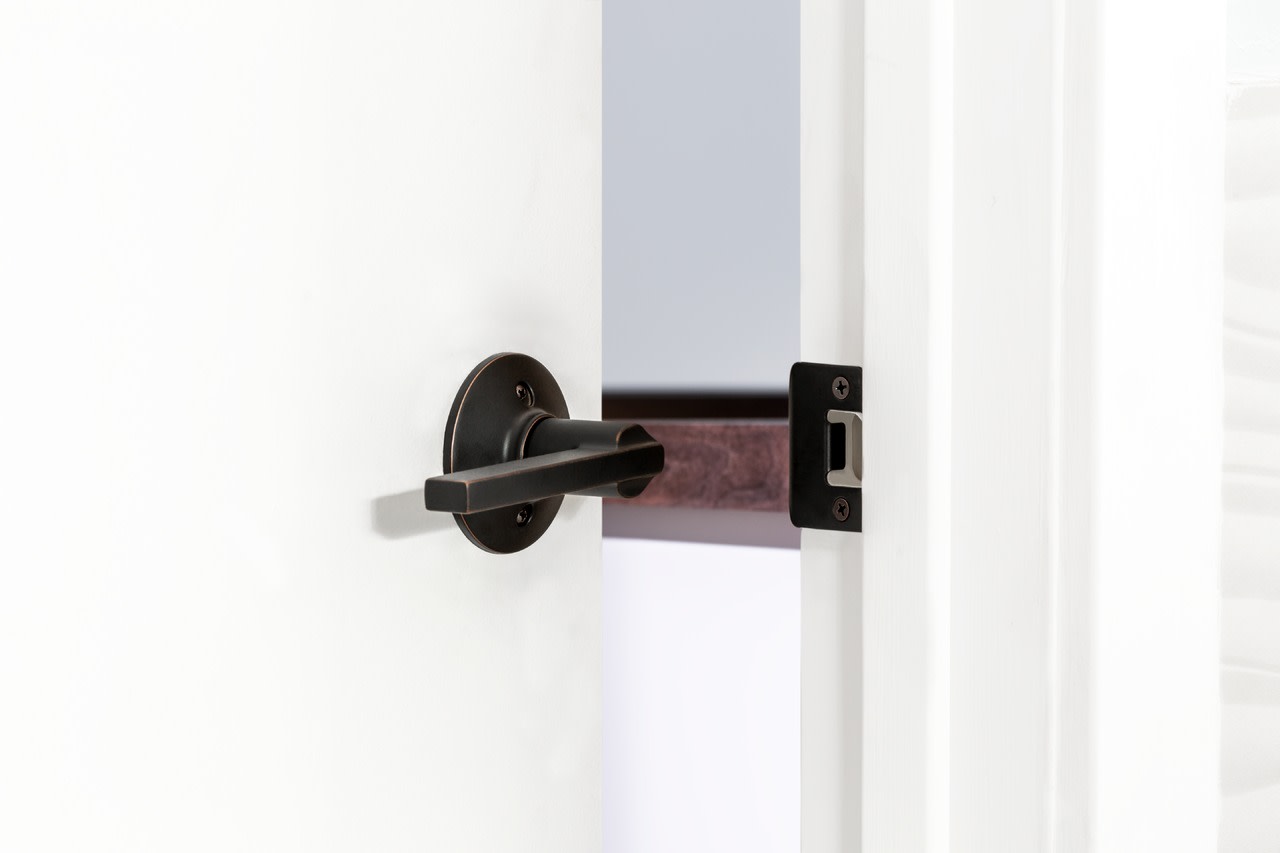Schlage F170-LAT Latitude Non-Turning One-Sided Dummy Door Lever Nickel 