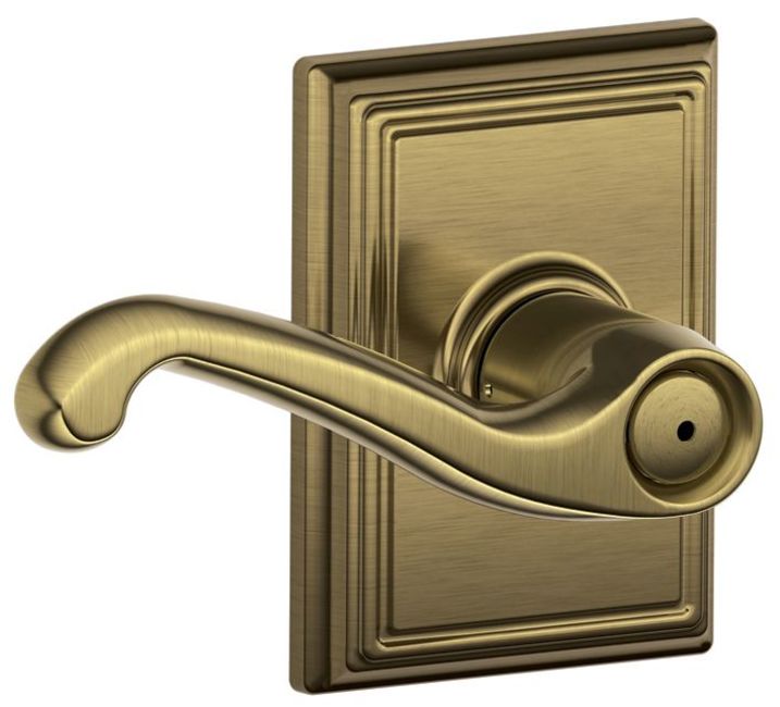 Schlage F40-FLA-ADD Flair Privacy Door Lever Set - Bild 9 von 10