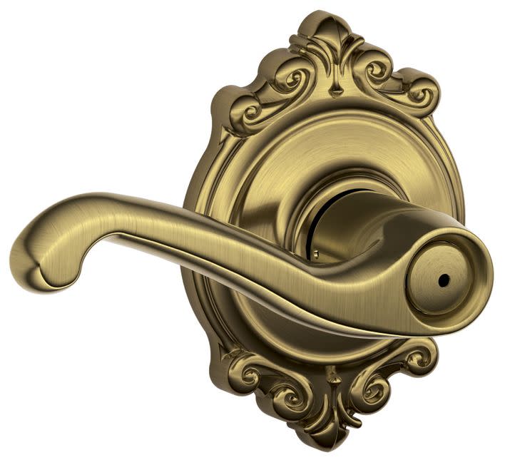 Schlage F40-FLA-BRK Flair Privacy Door Lever Set - Bild 10 von 11