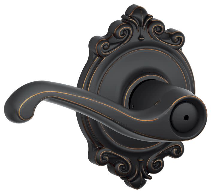 Schlage F40-FLA-BRK Flair Privacy Door Lever Set - Bild 9 von 11