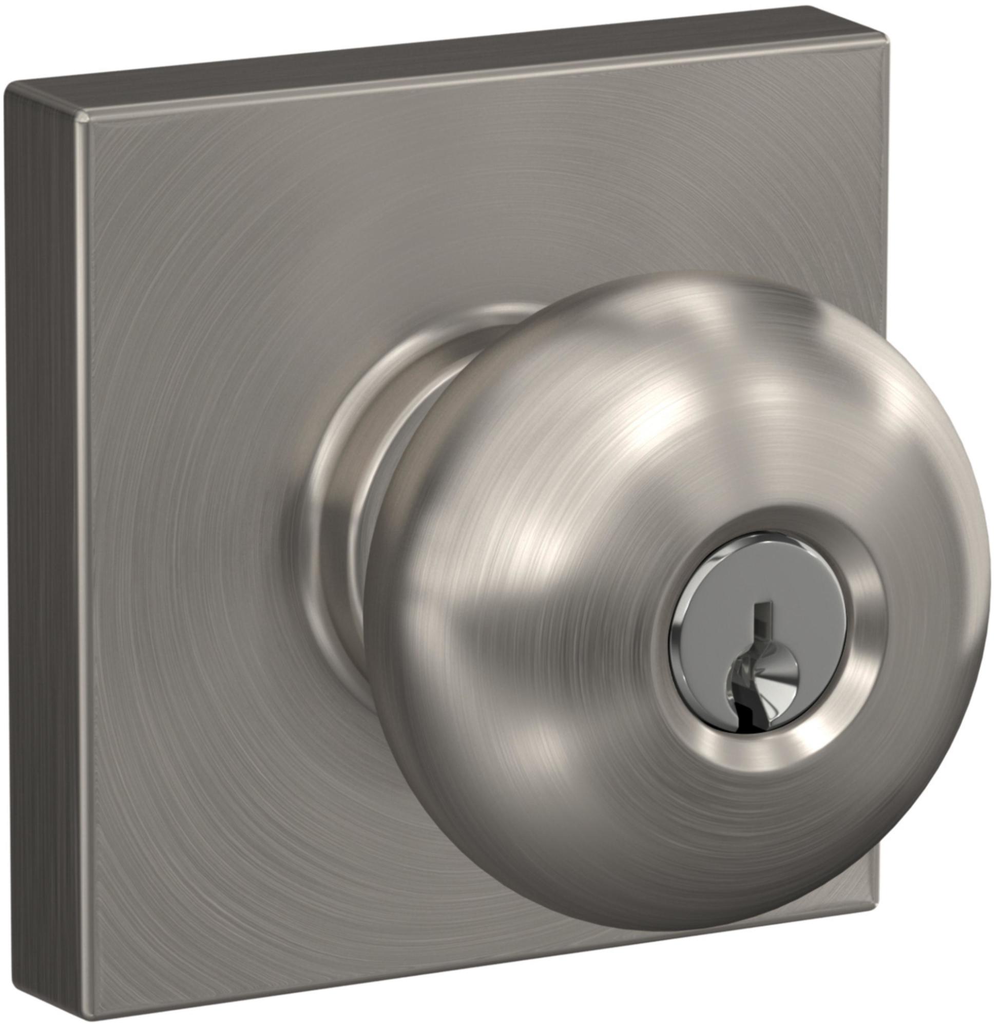 Schlage F51A-PLY-COL Plymouth Single Cylinder Keyed Entry Door - Picture 13 of 13