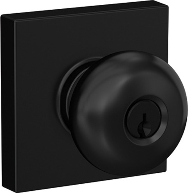 Schlage F51A-PLY-COL Plymouth Single Cylinder Keyed Entry Door - Picture 12 of 13