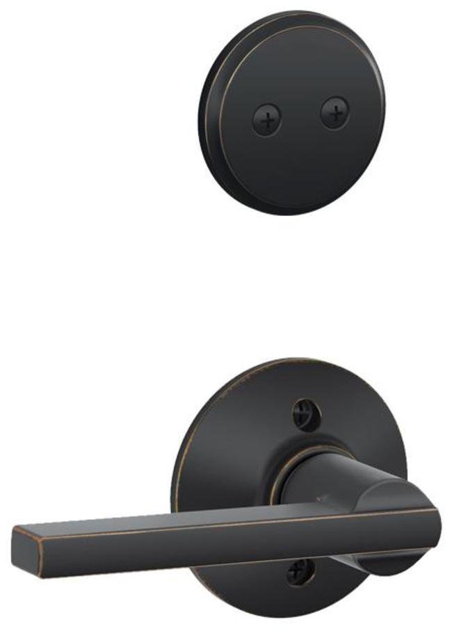 Schlage F94LAT716 Latitude Dummy Interior Pack with Deadbolt Cover