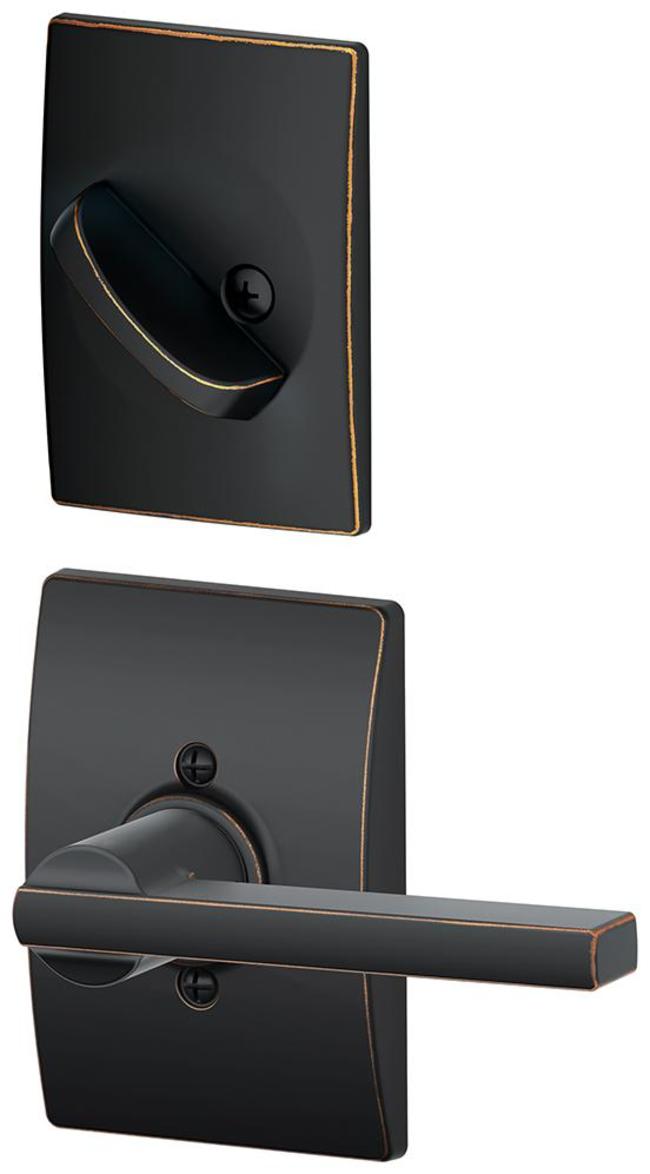 Schlage F94-LAT-CEN Latitude One-Sided Dummy Interior Pack
