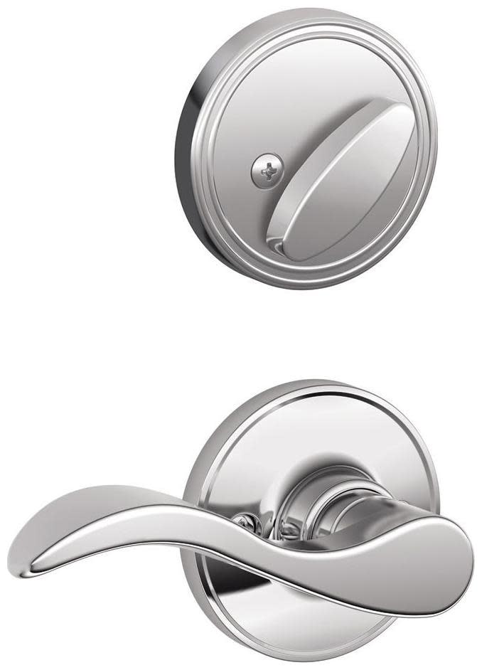 Schlage J Series Right Handed Entrance Handleset Bright Chrome JH59SEV625RH