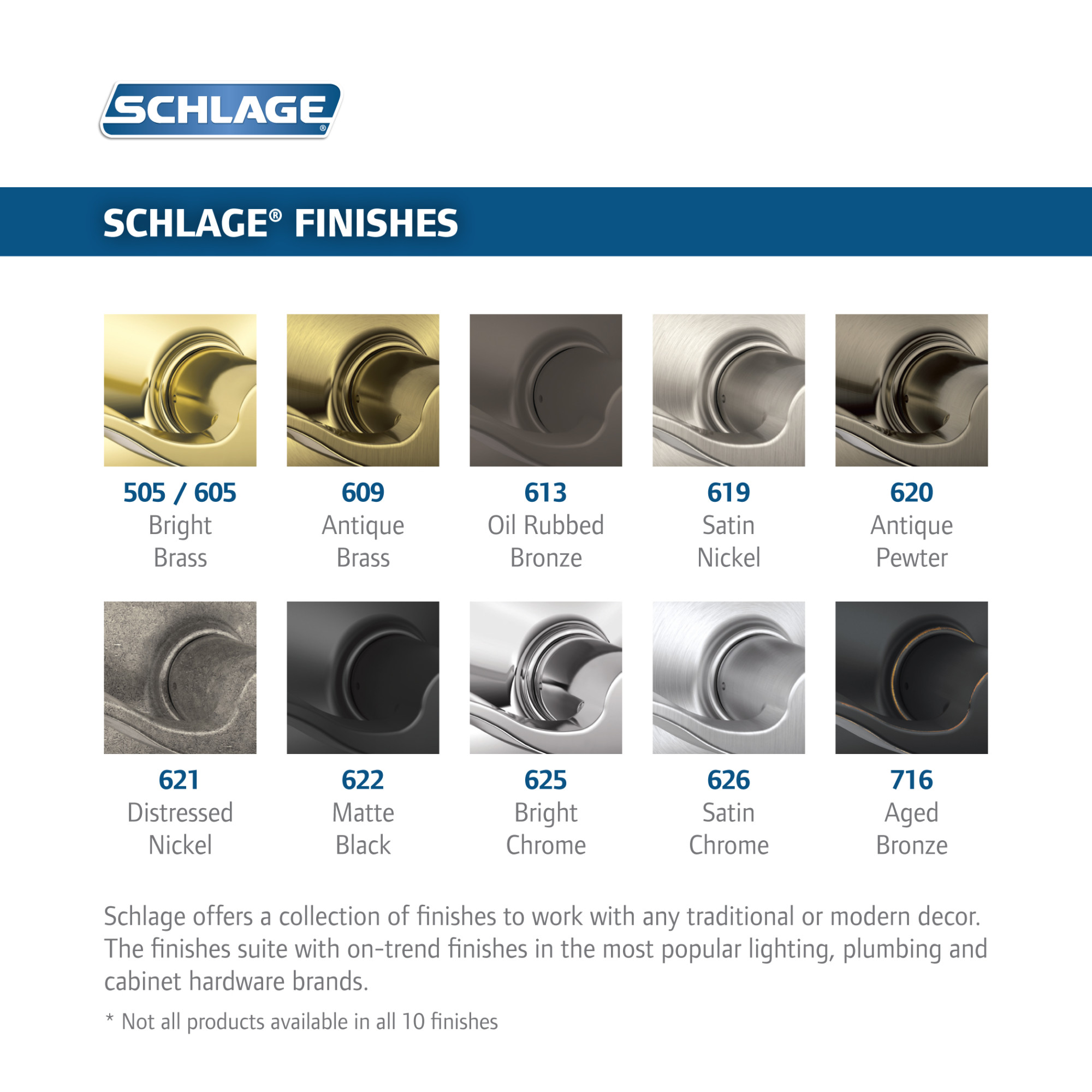 как выглядит Schlage F51-GEO-CAM Georgian Keyed Entry Door Knob Set - Black фото