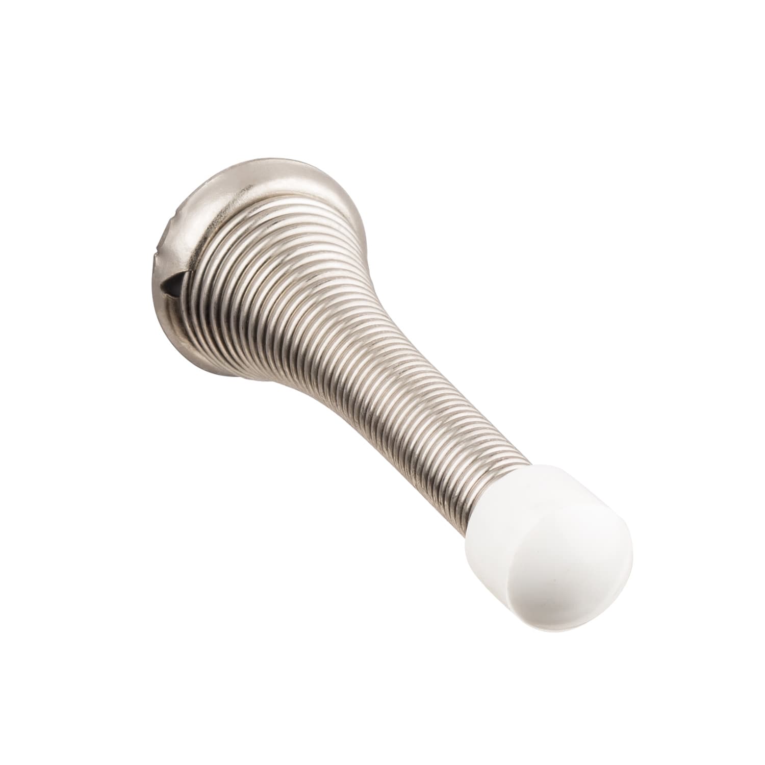 Sure-Loc DS3 3-1/8″L Baseboard Mounted Spring Stop Door Stop – Nickel