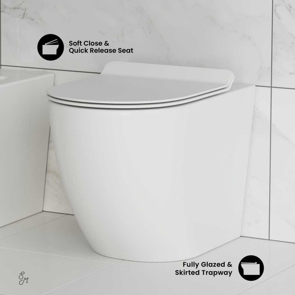 Swiss Madison SM-WT514 St. Tropez Elongated Toilet Bowl Only - - Picture 7 of 14