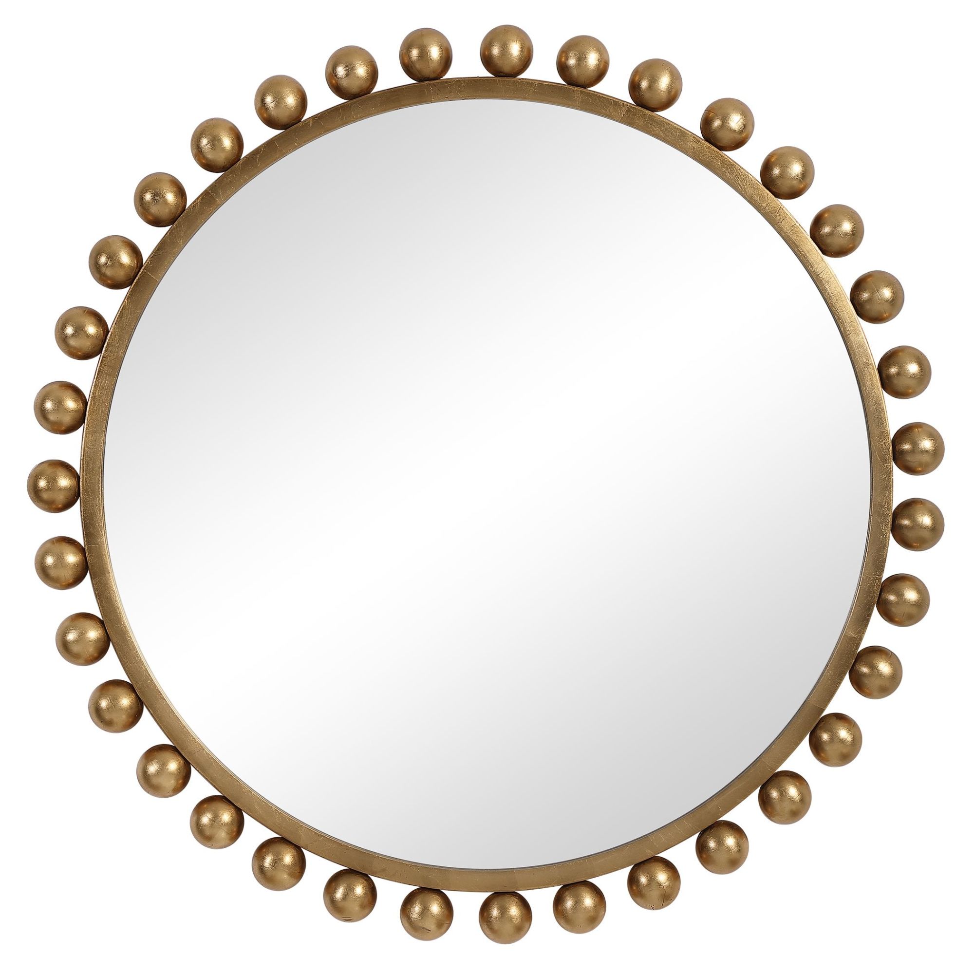 Mainstays 18 Traditional Plastic Round Wall Mount Mirror, Black 