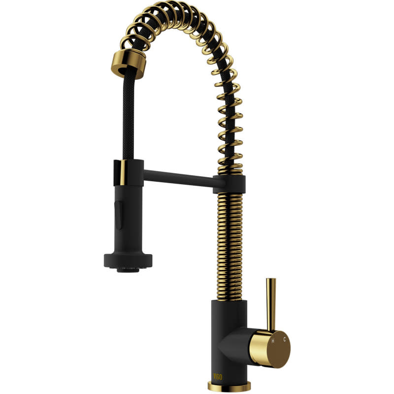 Vigo VG02001 Edison 1.8 GPM 1 Hole Pre-Rinse Pull-Down Kitchen