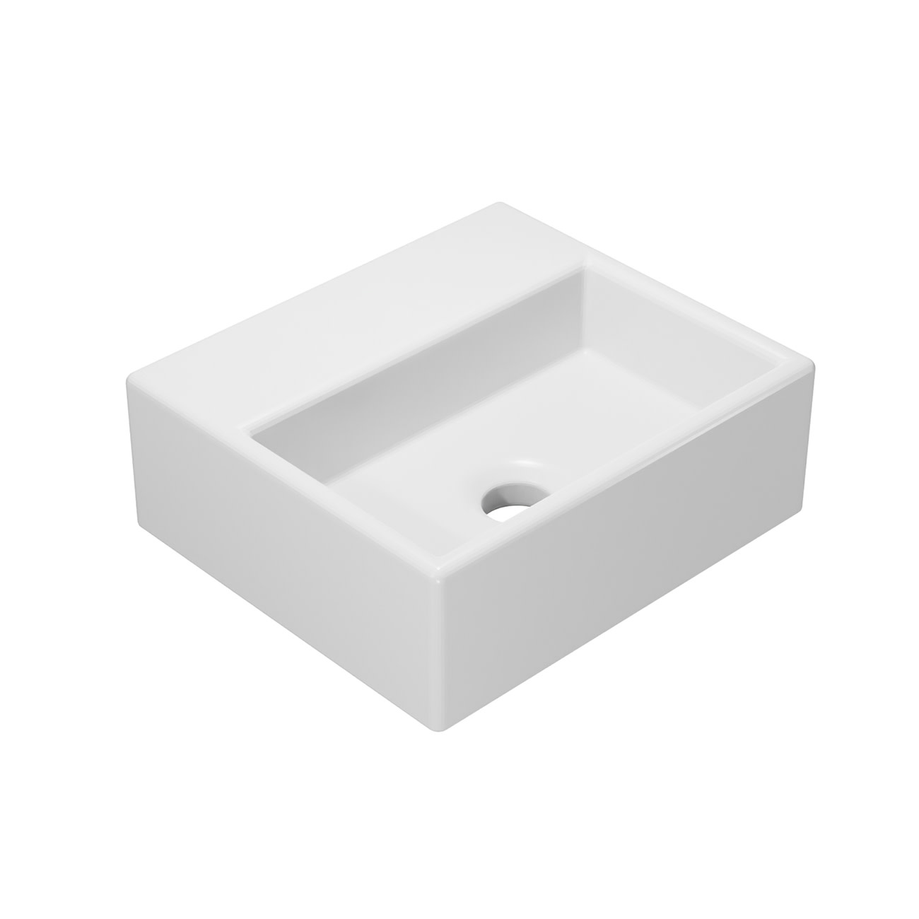 WS Bath Collections Quattro 30.00 Quattro 13" rechteckig Keramik - Bild 4 von 4