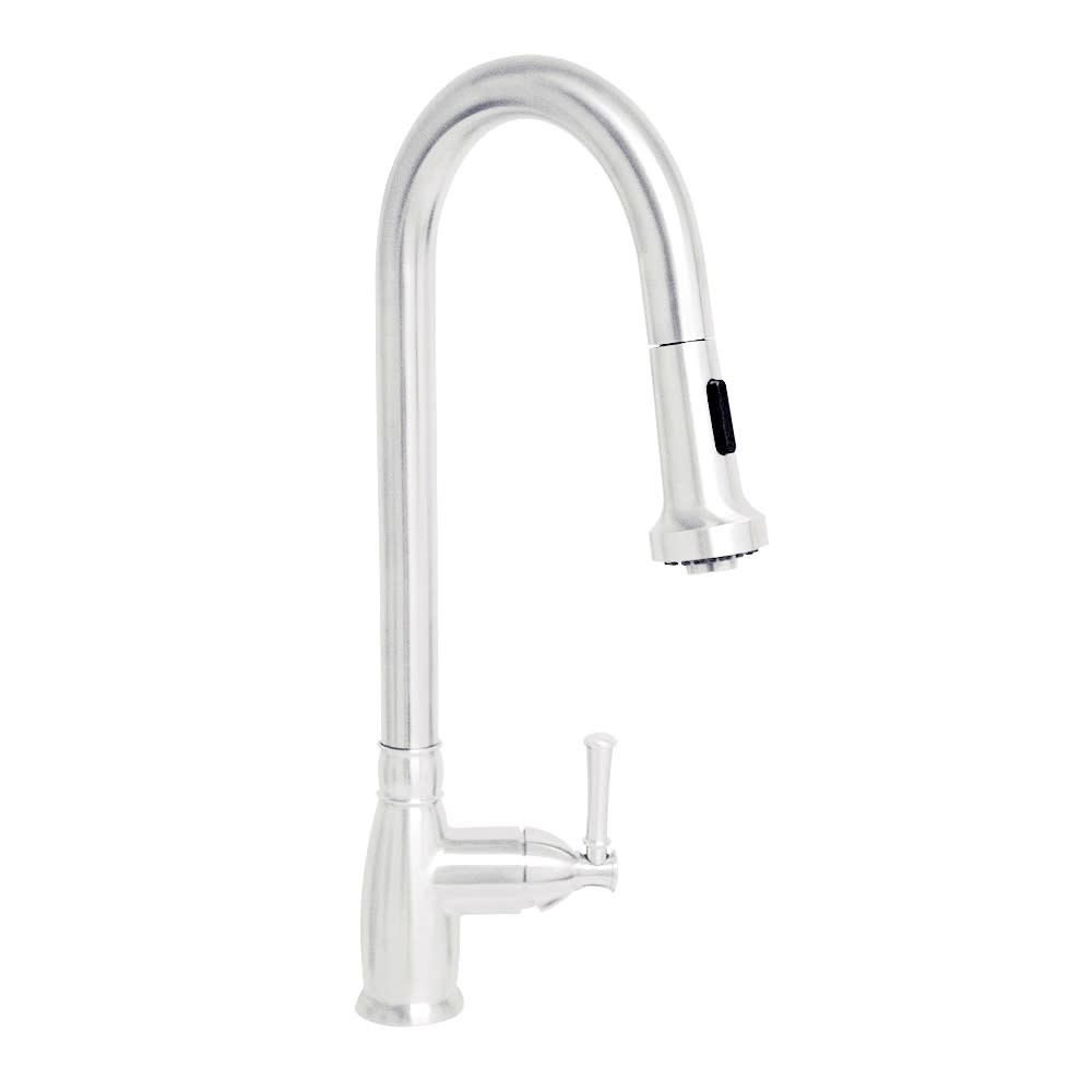 Whitehaus WHS6800-PDK Waterhaus 1.5 GPM 1 Hole Pull Down Kitchen - Stainless
