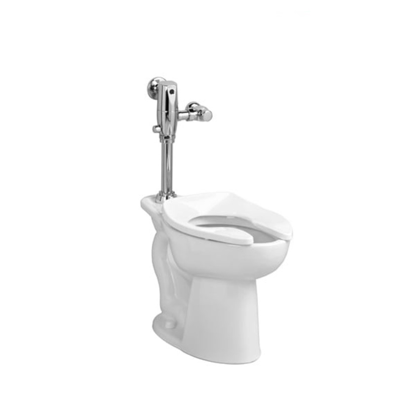 Photos - Toilet American Standard 3043.001 Madera Elongated  Bowl with Top Spud - Less Seat and EverClean Surface White s and Bi 