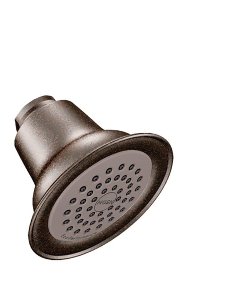 Moen 6313 1.5 GPM Single Function Shower Head from the Easy Clean XLT Collection Oil Rubbed Bronze Showers Shower Heads Single Function
