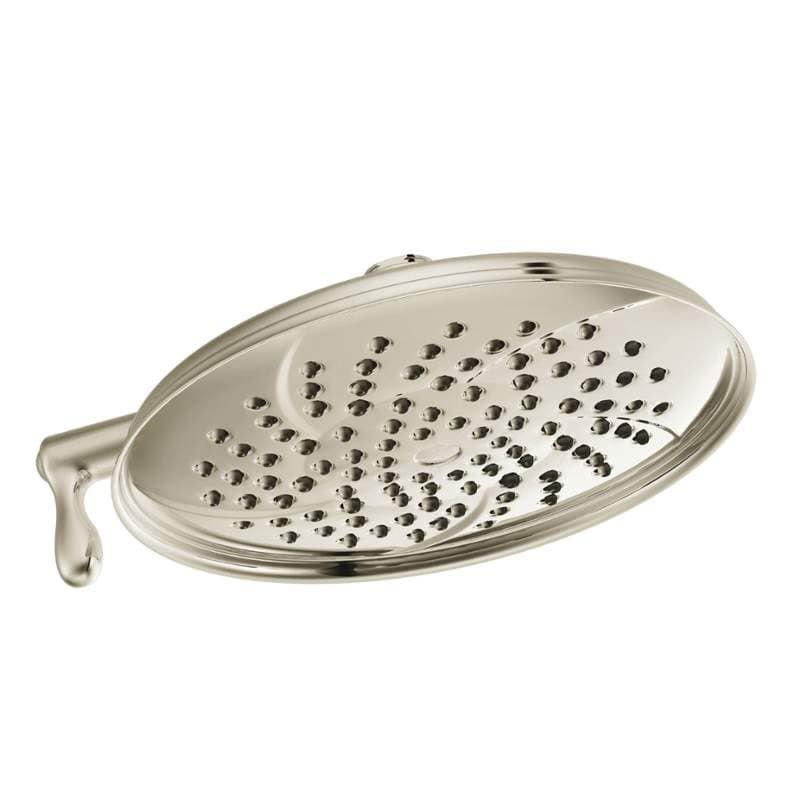 Moen S1311EP Isabel 9 3/16" Multi Function Rainshower Shower Head Nickel Showers Shower Heads Multi Function