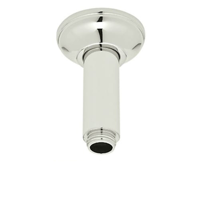 Photos - Shower Riser Rail & Head Holder ROHL 1505/3 Shower 3-11/16" Ceiling Mounted Shower Arm and Flange Polished Nickel Bath and Shower Accessories Shower Compone
