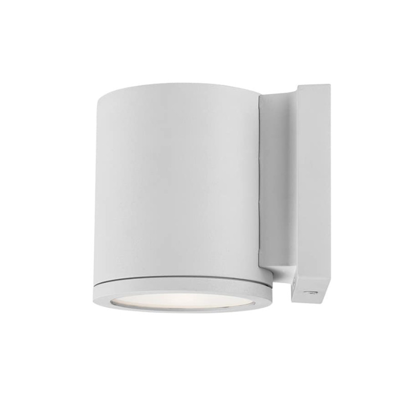 Photos - Floodlight / Street Light Lumens WAC Lighting WS-W2605 Tube 5" Tall Single Light LED Outdoor Wall Sconce - 3000K & 1901  White Outdoor Lighting Wall Sc 