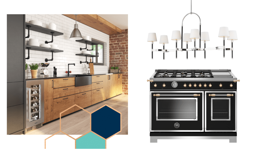 Industrial Refinement Kitchen imagery