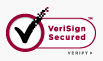 The VeriSign Secured Seal indicating that this site is secure.