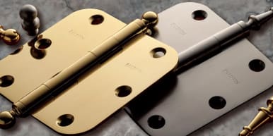 Residential Duty Solid Brass, Plain Bearing Hinge