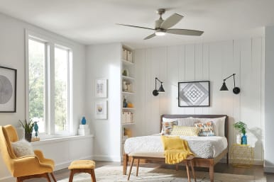 Modern silver ceiling fans shop