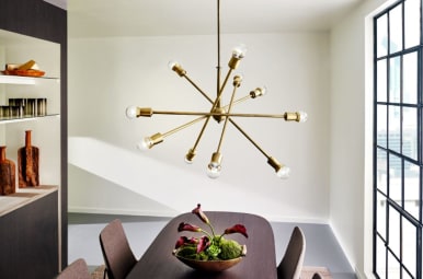 Right size chandelier cheap for dining room