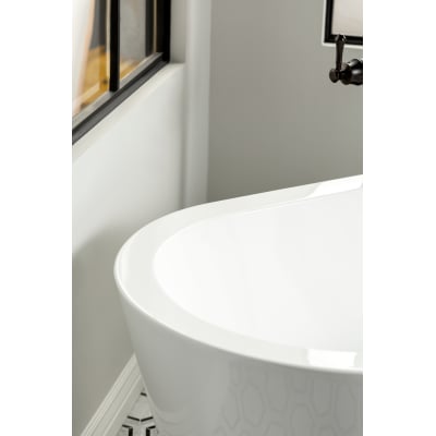 Miseno Mno6732fso White 67 Free Standing Oval Acrylic Bathtub Overflow Drain Assembly Included Miseno Com