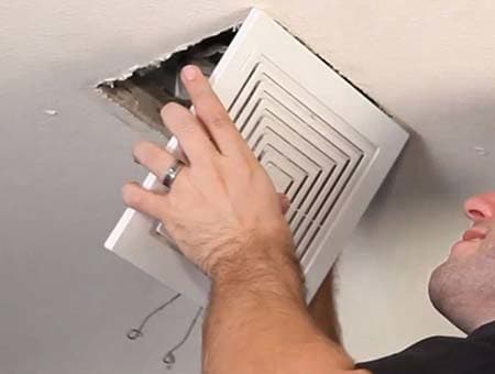 How to install a bathroom exhaust fan