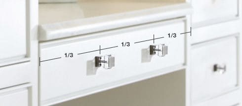 cabinet hardware guide placement buying precise correct