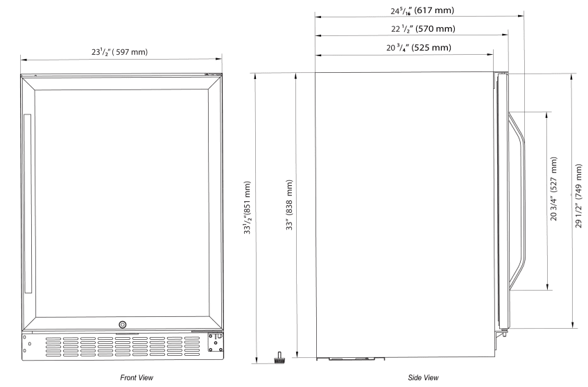 EdgeStar Beverage Coolers Beverage Appliances CBR1502SG