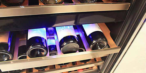 EdgeStar 110 Bottle Built-In Dual Zone Wine Cooler - CWR1101DZ