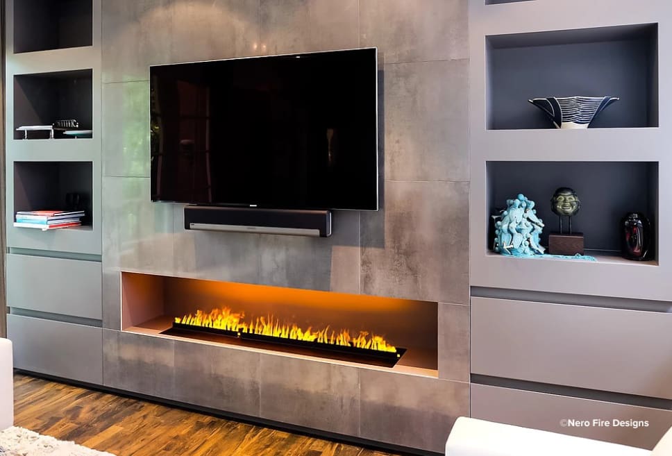 Dimplex Optimyst Collection, fireless fireplace, firebox