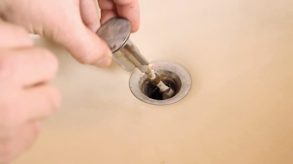 Unclogging a Sink Drain