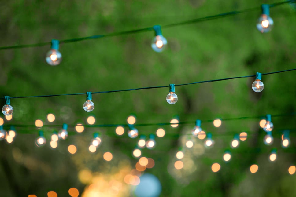 How to Hang Outdoor String Lights