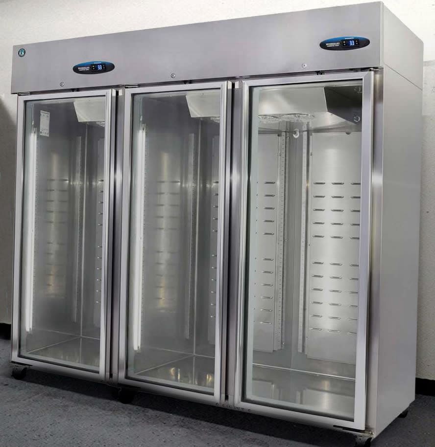 Commercial refrigerator hot sale with ice maker